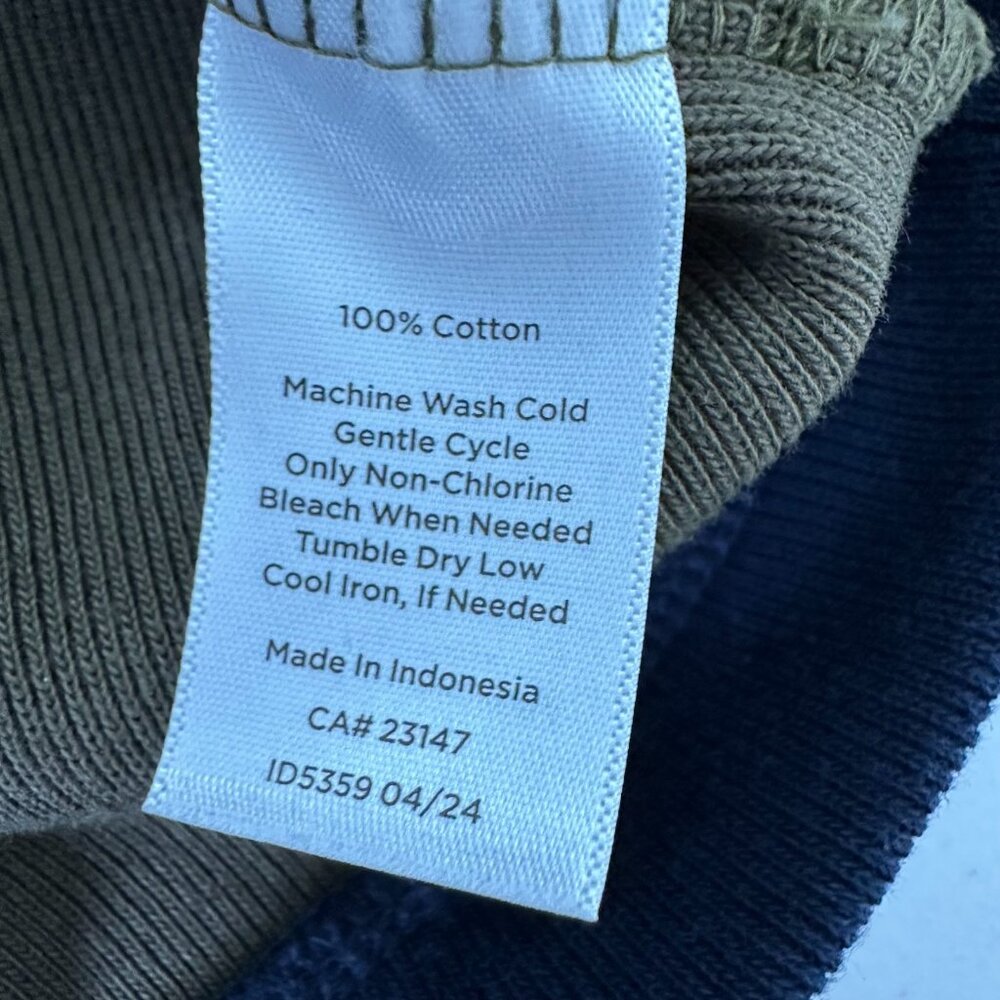 Talbots Patch Pocket Cardigan Sweater Size 2X Green Gold Buttons - Picture 9 of 10